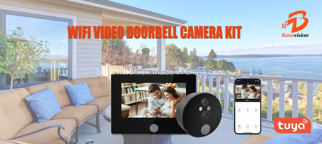 Smart Video Door Phone Intercom Doorbell for Building WiFi Night Vision Doorbell