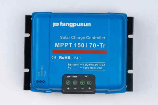 Синий контроллер заряда MPPT100/30 на солнечной батарее MPPT 30A 12В 24В